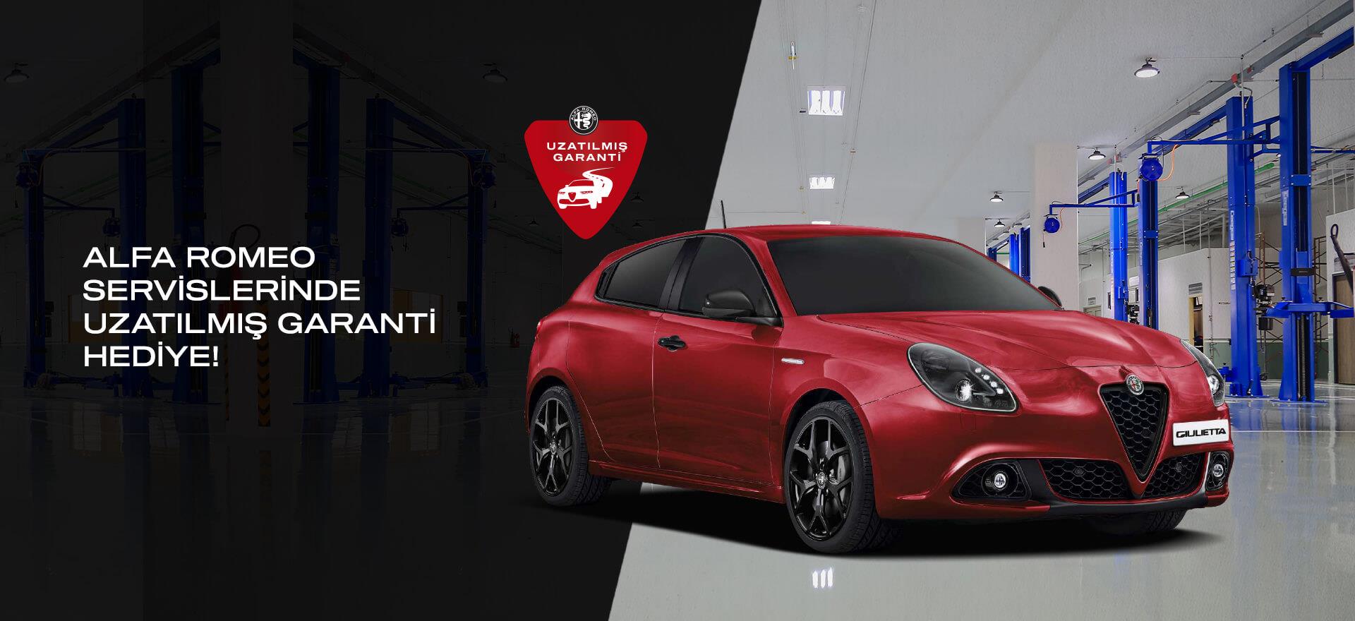 ALFA ROMEO SERVİSLERİNDE UZATILMIŞ GARANTİ HEDİYE!