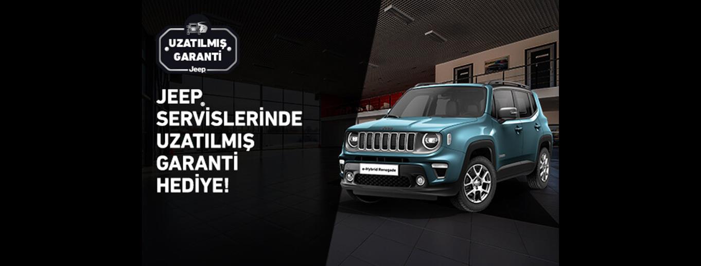 JEEP SERVİSLERİNDE UZATILMIŞ GARANTİ HEDİYE*